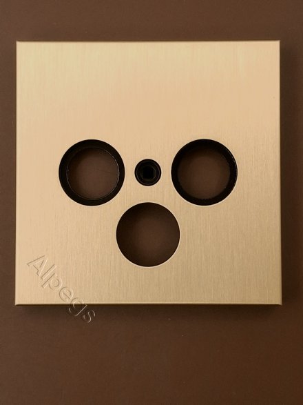 LSmetal Накладка TV/FM/SAT, латунь. ME2990SATC