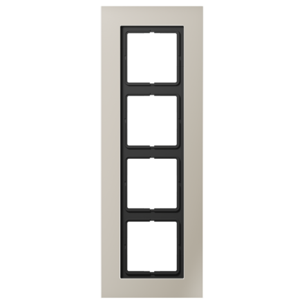 LSP984ES Рамка для серии LS-Plus 4-кратная; благородная сталь