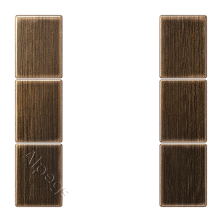 ME2503TSAAT комплект накладок 3гр антик