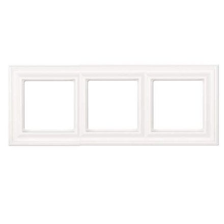 Рамка тройная Jung Eco Profi Deco, белый, EPD483WW