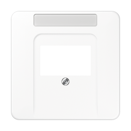 CD569TNAWW Крышка для ТАЕ розетки с полем для надписи; белая