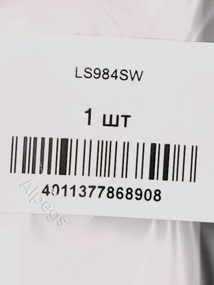 LS984SW Рамка 4-кратная; черная