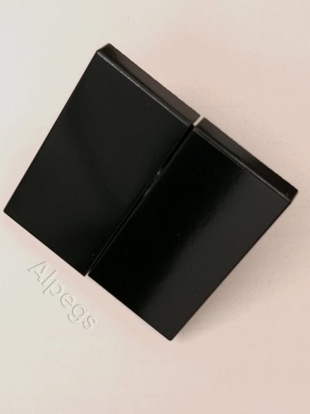 LS995SW Клавиши для сдвоенных выключателей; черная