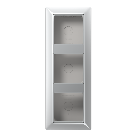 AS583AAL Коробка для накладного монтажа 3-кратная; алюминий