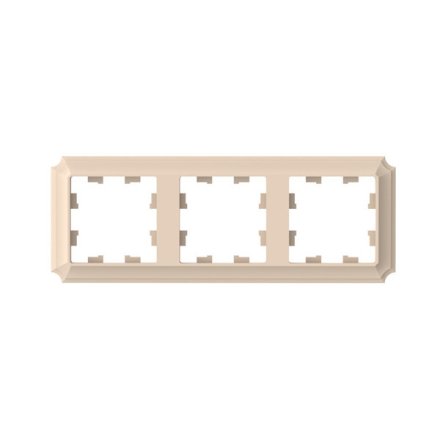 3-постовая РАМКА, цвет ПЕСОЧНЫЙ, AtlasDesign Antique, ATN101203