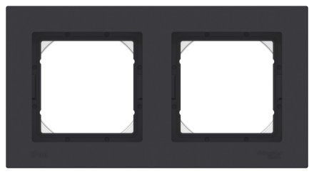 ATN441002 - AtlasDesign AQUA Рамка IP44 на 2 поста , карбон