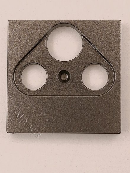 A561PLSATMO A 500, Крышка для TV+FM+SAT розетки, мокко