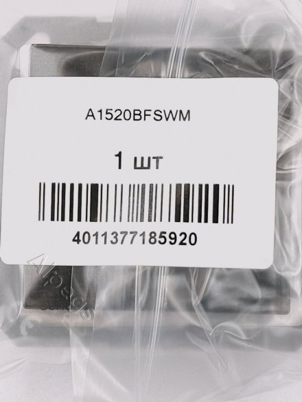 A500 Розетка 2К+З 16 А 250В , цвет матовый черный A1520BFSWM