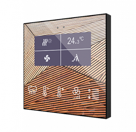 Комнатный контроллер KNX Flat Display, произвол. графика