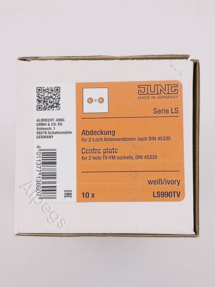 LS990TV Крышка для телевизионной розетки; слоновая кость