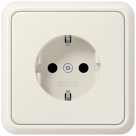 5520 Штепсельная розетка SCHUKO 16A 250V ; полная плата, слоновая кость