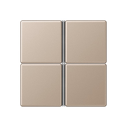 A404TSACH A 500, KNX Набор накладок 4 группы, комплект, шампань