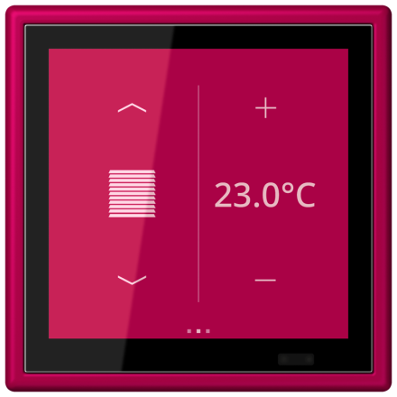 KNX комнатный контроллер LS TOUCH, LC 459 D1 S230