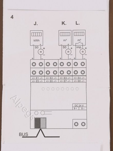 2128REG KNX/EIB-ввод бинарный; 8 входов