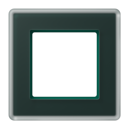 A VIVA Рамка 1-ная, стекло цвет Изумруд, Jung AV581GLMSG