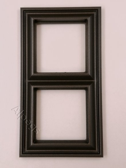 Рамка двойная Jung Eco Profi Deco, антрацит, EPD482AN