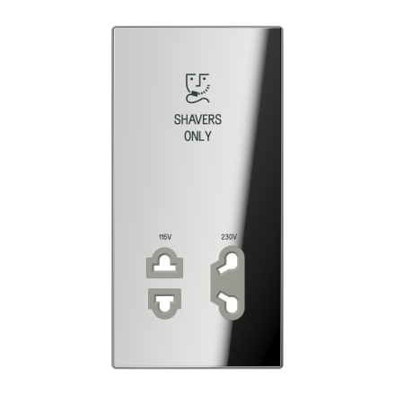 SOGCR7522PL накладка бритвенной розетки хром