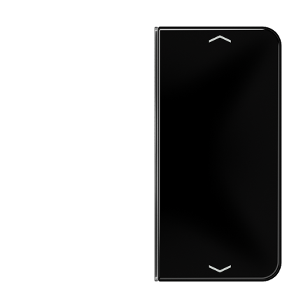 CD402TSAPSW клавиша с символом для 2-клавишного пульта KNX, чёрная, для серии CD