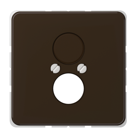 CD562BR Крышка для 2-х гнезд; коричневая