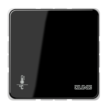 CD2178ORTSSW KNX-регулятор с шинным сопряжением без ручки для установки температуры; черный