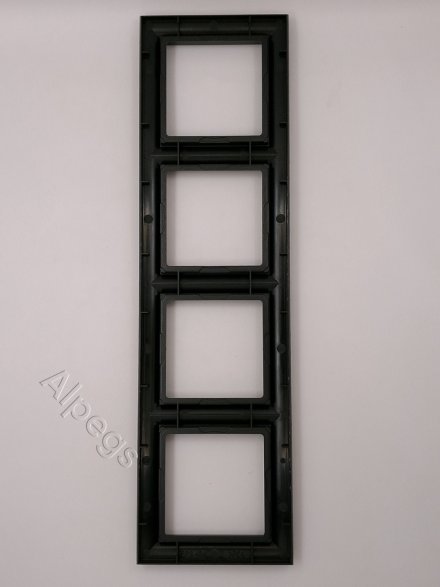 Рамка 4-поста, Eco Profi Standart, термопласт, антрацит EPS484AN