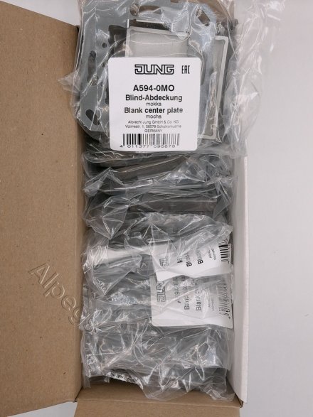 A594-0MO A 500, Заглушка без отверстий с несущим каркасом для произвольных вырезов, мокко