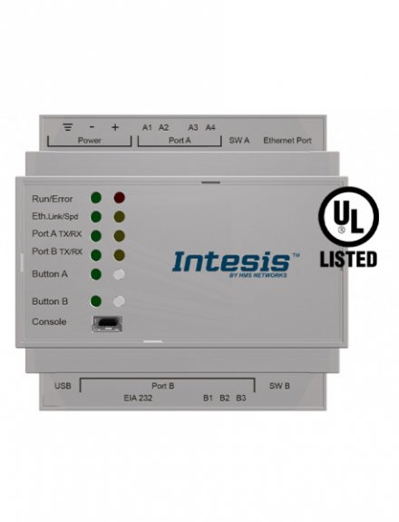 Intesis Intesisbox IBOX-KNX-MBM-100 INKNXMBM1000000 / Шлюз KNX/EIB - Modbus RTU и Modbus TCP, до 100 точек ввода-вывода
