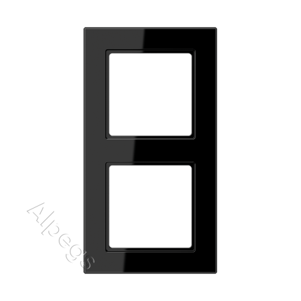 AC582SW Рамка 2-кратная; черная
