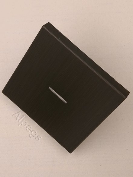 LSmetal Клавиша 1-ная с линзой, античн. латунь. ME2990KO5AT