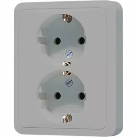 CD5020NKIGR Розетка 16A 250V / 10A 250V сдвоенная
