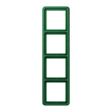 CD584WUGN Рамка для вертикальной и горизонтальной установки ударопрочная, 4-кратная; зеленая