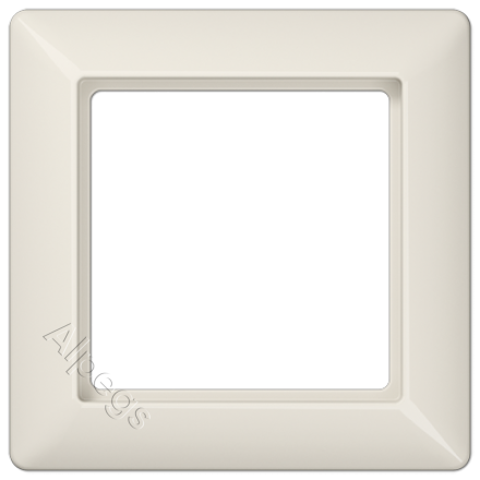 AC581GLWW Рамка 1-кратная, матовое белое стекло