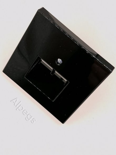 LS969-2UASW Крышка для двойной телефонной и компьютерной розетки UAE; черная