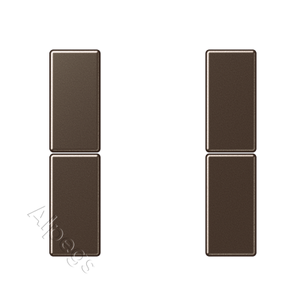 A502TSAMO комплект накладок 2гр мокко