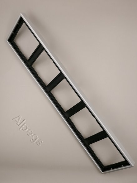 LSmetal Рамка 5-ная, алюм. AL2985