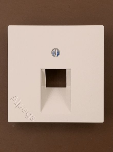 A569-1BFPLUA Крышка для телефонных и компьютерных розеток UAE; слоновая кость