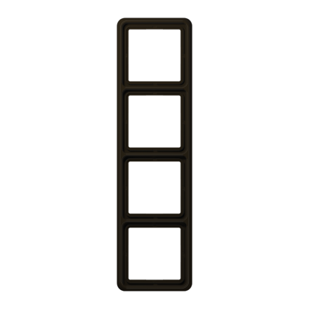 CD584WUBR Рамка для вертикальной и горизонтальной установки ударопрочная, 4-кратная; коричневая