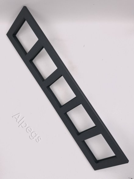 Рамка 5-постовая Jung A creation антрацит матовая, AC585BFANM