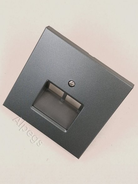 LSmetal Накладка для комп. розетки 2хRJ45, антрацит. AL2969-2UAAN