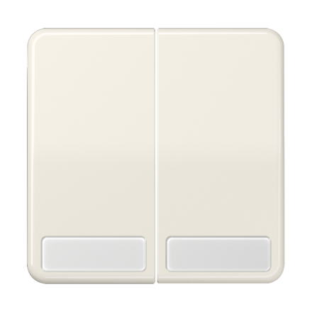 CD595NA Клавиши для сдвоенных выключателей и кнопок с полем для надписи; коричневые