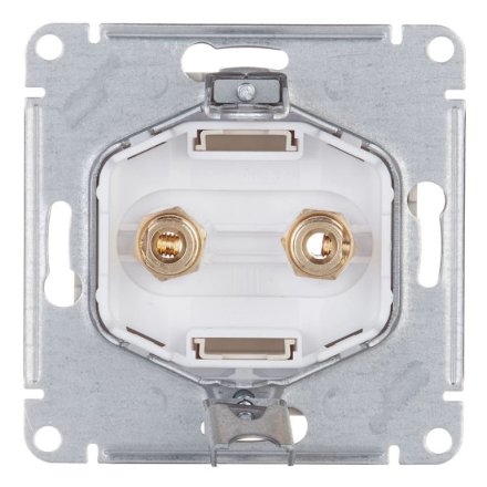 ATN000487 - AtlasDesign АУДИОРОЗЕТКА двухместная, ЖЕМЧУГ