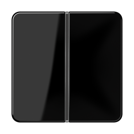 CD401TSASW 1-клавишная накладка для пульта КNX, чёрная, для серии СD