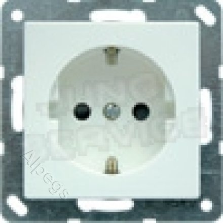 EP421KIWW Штепсельная розетка SCHUKO 16A 250V  с защитой от детей; белая