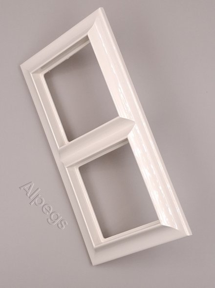 Eco Profi Standart Рамка 2-местная, цвет Слоновая кость EPS482