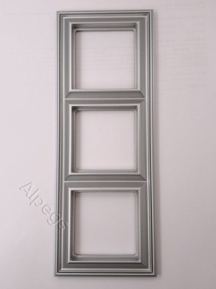 Рамка тройная Jung Eco Profi Deco, алюминий, EPD483AL