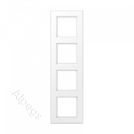 Jung A550 - Рамка 4-ая, цвет Матовый белый A5584BFWWM