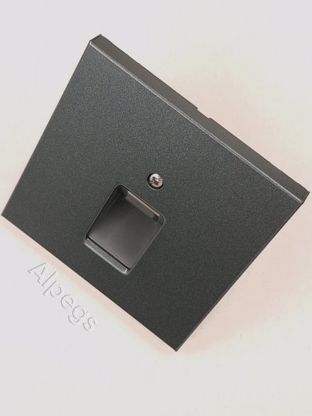 LSmetal Накладка для комп. розетки 1хRJ45, антрацит. AL2969-1UAAN