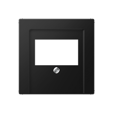 Крышка для ТАЕ гнезд цвет матовый черный, Jung A569BFPLTSWM