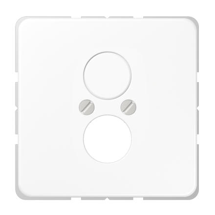 CD562WW Крышка для 2-х гнезд; белая