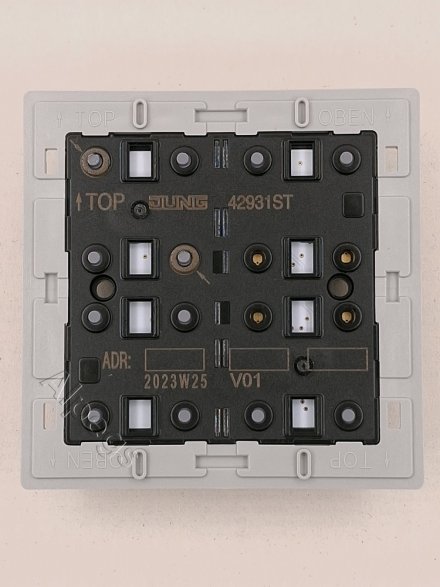 Кнопочный модуль универсальный F40, 3 группы, KNX 42931ST